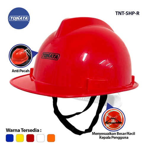 Safety Helmet / Helm Proyek Include Inner Ring / Helm Kerja Merah