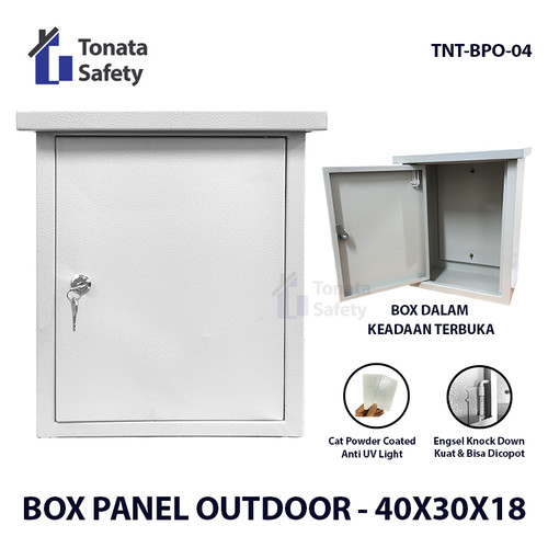 Box Panel Listrik 40 x 30 x 18 Outdoor Tonata / Powder Coated / Topi