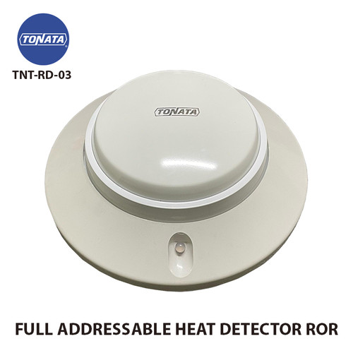 Fire Alarm Full Addressable Heat Detector Rate of Rise ROR Tonata CM