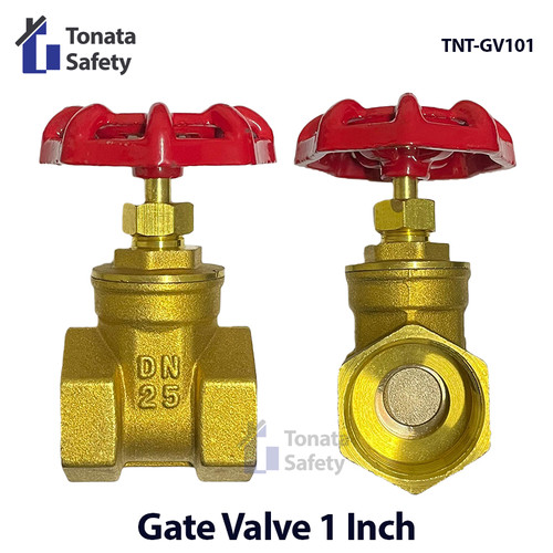 Gate Valve 1 Inch / Stop Keran Putar 1" / Kran Kuningan