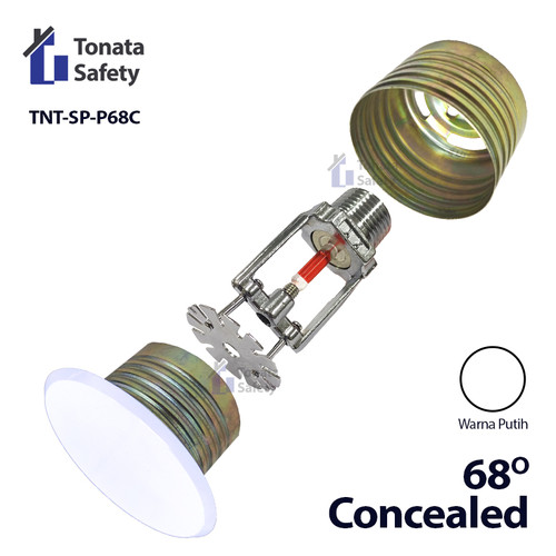 Sprinkler Concealed 68 C / 68C Tonata / Cover Putih