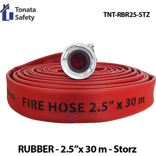 Fire Hose Rubber Storz Tonata 2.5" x 30m / Selang Pemadam 30 m