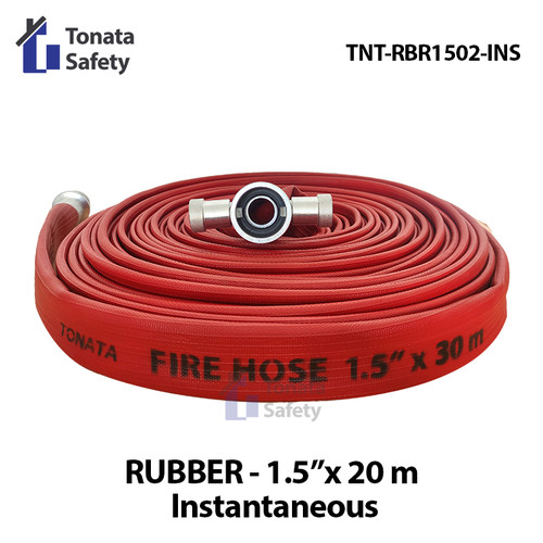 Fire Hose Rubber Instantaneous Tonata 1.5" x 20m / Selang Pemadam 20 m