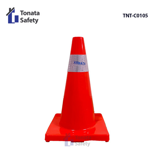 Safety Traffic Cone / Kerucut Lalu Lintas Tonata 1 kg 45 cm