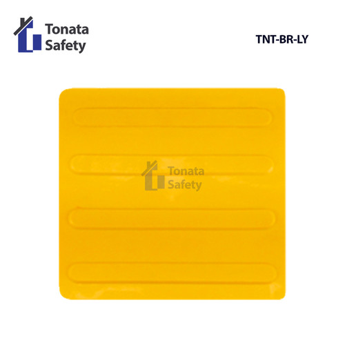 Blind Road Sidewalk / Safety Rubber Tile / Lantai Pemandu Tuna Netra - Line Kuning