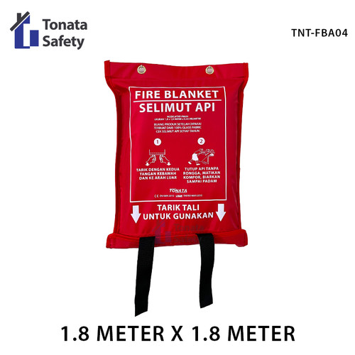 Fire Blanket / Selimut Api Tonata 1,8 x 1,8 m