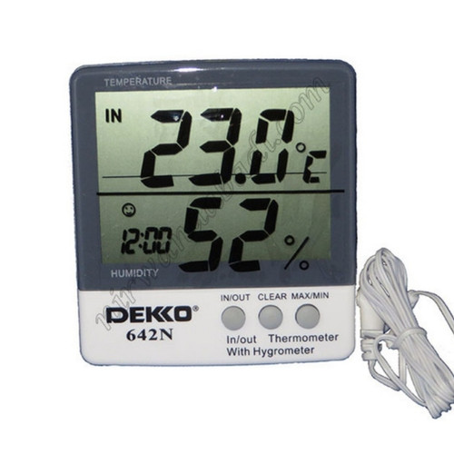 Dekko 642N Digital ThermoHygro Indoor Outdoor Original 100% Murah