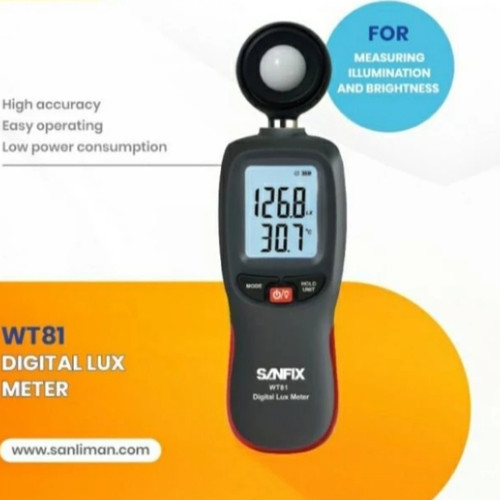 Digital Light Meter Lux Meter Sanfix WT81 Light Meter Lux Meter Murah