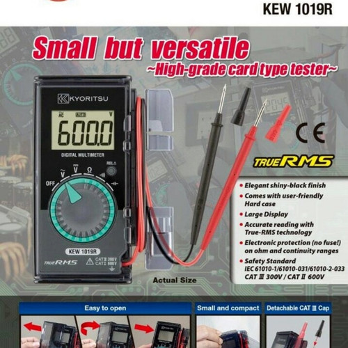 Kyoritsu 1019R Pocket Digital Multimeter Multitester Avometer True RMS