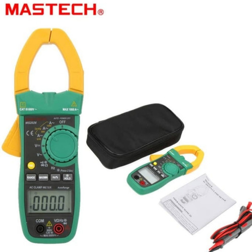 Mastech MS2026 Digital Clamp Meter Tang Ampere AC 1000A Original Murah