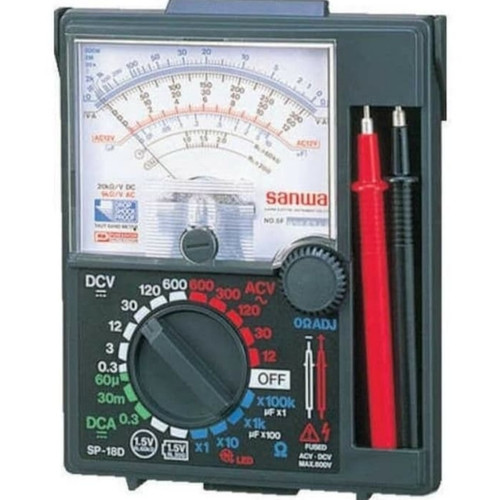 Sanwa SP18D Analog Multimeter Multitester Avometer Sanwa Original 100%