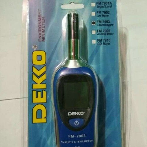 Dekko FM-7903 Mini Humidity and Temperature Meter