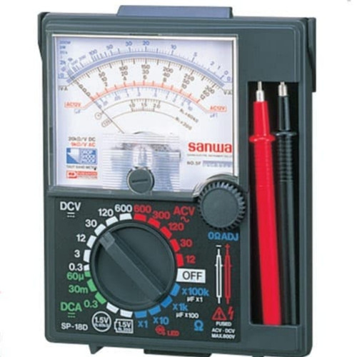 Sanwa SP-18D Analog Multimeter Multitester Avometer Sanwa Ori Murah