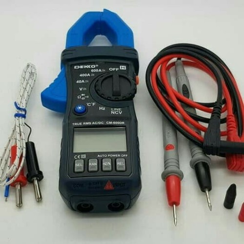 Dekko CM600DR Digital Clamp Meter Tang Ampere AC DC