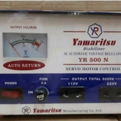 Stabilezer Yamaritsu YR 500N Input 50V-130V 150V-250V Murah Ori