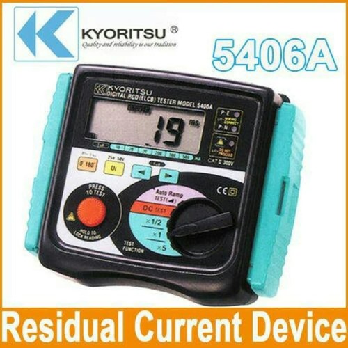 Residual Current Device Tester Kyoritsu 5406A