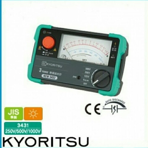 Kyoritsu 3431 Analog Insulation Testers