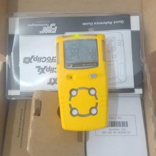 Gas Alert Microclip XL Gas Detector 4 Gas Sensor O2, LEL, CO, H2S