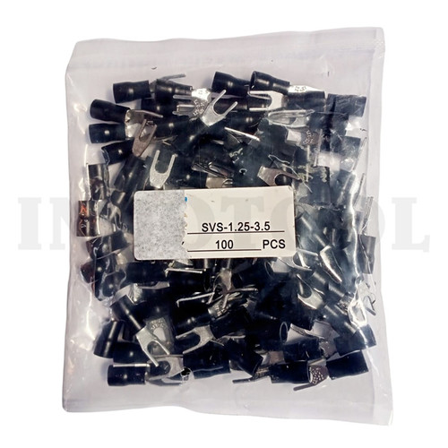 100 PCS SCUN CABLE, BLACK SVS 1.25 - 3.5 FORT