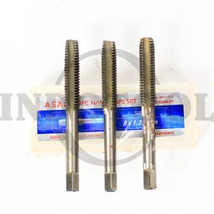 3 PCS MATA BOR PEMBUAT DRAT 8 x 1.25mm / 3 PCS HAND TAP SET