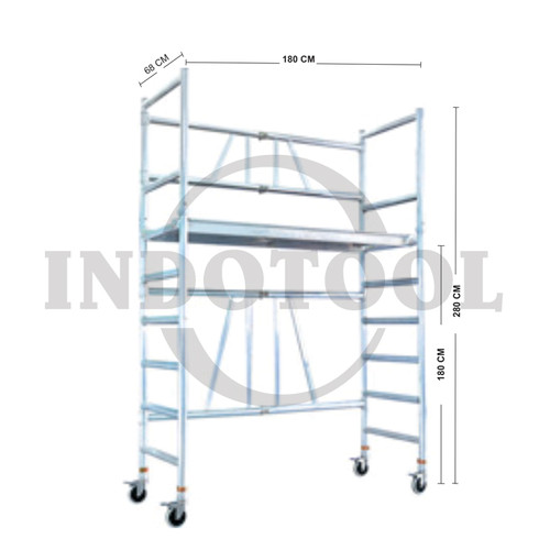 ALUMINIUM PLATFORM 68 x 180 x 280cm ROHA