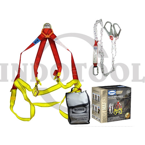 BODY HARNESS, FULL SET GOLD / SABUK / TALI PENGAMAN FULL BODY MORRIS