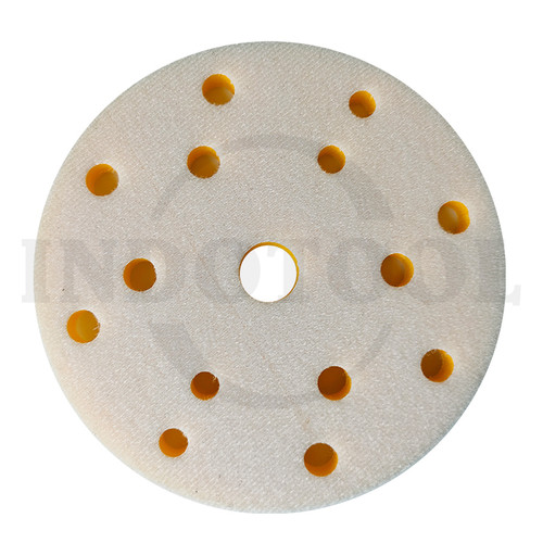 BUSA POLES 6 INCH - SPONGE PAD FOR ABRASIVE DISC (15 HOLES) 6" LANGSOL