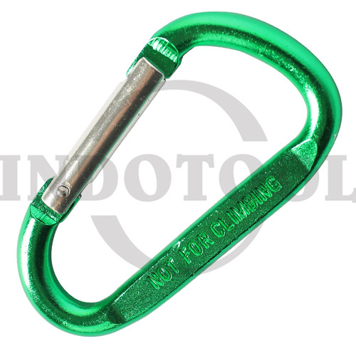 CARABINER 2 PCS - HIJAU 6X60 ROHA / KARABINER / GANTUNGAN / PENGAIT