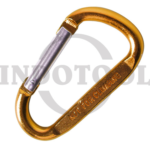 CARABINER 2 PCS - KUNING 6X60 ROHA / KARABINER / GANTUNGAN / PENGAIT