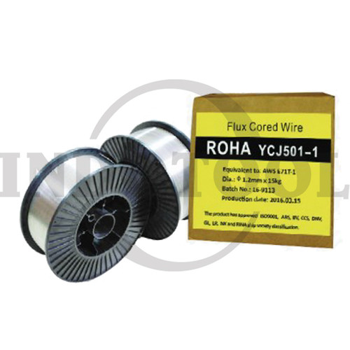 KAWAT LAS ROLL CO2, E71T FLUX CORED 1.2mm, 15kg ROHA