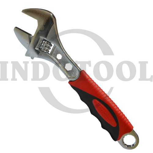 KUNCI INGGRIS JAPAN STYLE GAGANG KARET WRENCH WB25 6" (150MM) MAXPOWER