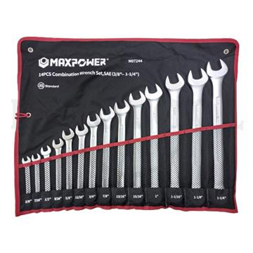 KUNCI RING PAS 3/8" - 1-1/4" SET / 14 PCS COMBINATION WRENCH SET INCH