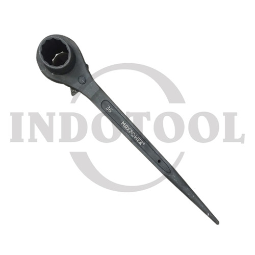 KUNCI RING RACHET 36 X 41MM SKAFOLDING /DOUBLE RATCHET WRENCH MAXPOWER