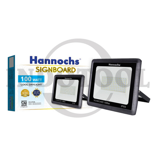 LED FLOOD LIGHT SIGNBOARD, WHITE 100W HANNOCHS