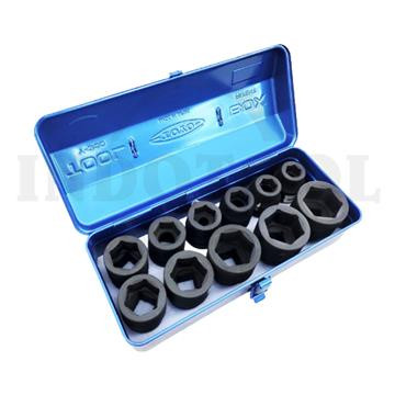 Mata Sock 12 Pcs 1" Dr Socket Impact Set 360 x 150 x 110mm MAXPRO