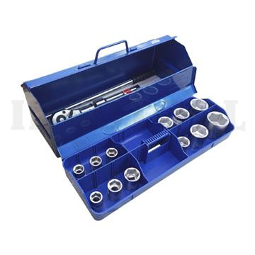 Mata Sock 17 Pcs 3/4" DR Socket 6PT Satin Tool Set MK-016 MAXPOWER