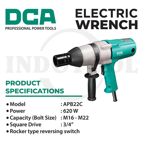 Mesin Pembuka Baut 3/4" 620 Watt  Electric Impact Wrench APB22C DCA