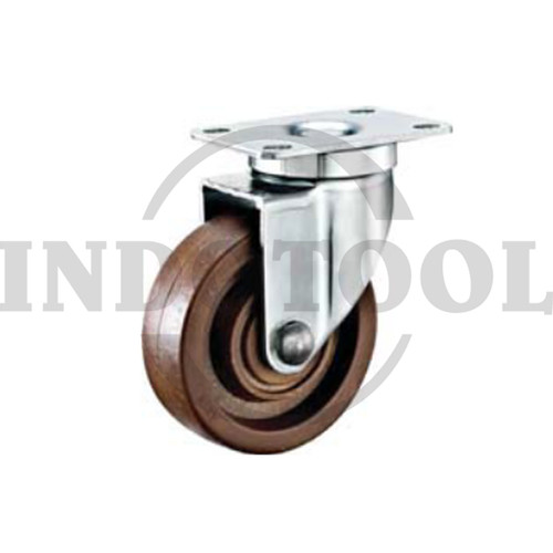 RODA / CASTER 4" (100x32mm) 115kg PUTAR / SWIVEL (TAHAN PANAS) ROHA