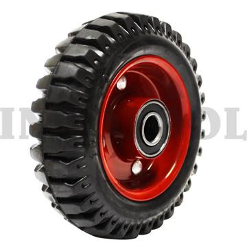 RODA KARET 10" / RUBBER CASTER RIBBED SINGLE WHEEL 10”, 250kg ROHA