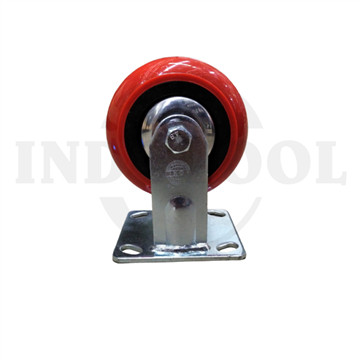 RODA TROLI MATI 5" (100x50mm) 130kg / PVC CASTER HEAVY DUTY FIXED ROHA