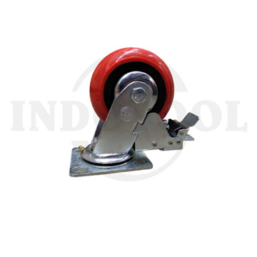 RODA TROLI REM 5" / PVC CASTER HEAVY DUTY 5" (100x50mm), 130kg ROHA