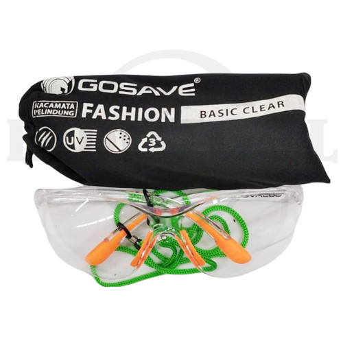 SAFETY GLASSES, FASHION CLEAR GOSAVE