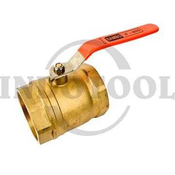 STOP KERAN / KRAN GAS AIR BRASS KUNINGAN 4" / BRASS BALL VALVE SAMBO