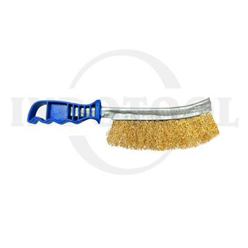 WIRE BRUSH WITH PLASTIC HANDLE 32x140x240mm LANGSOL