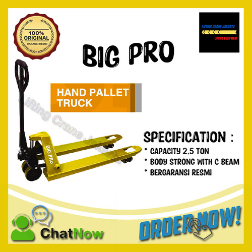 Hand Pallet Manual 2,5 Ton / 2500Kg BIGPro