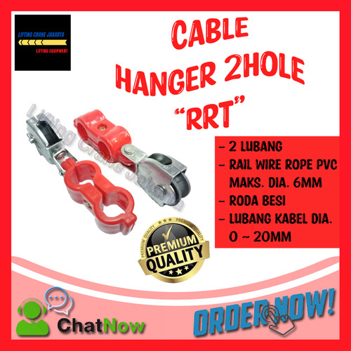 Cable Hanger Gantungan Kabel Cable Carrier 2 lubang