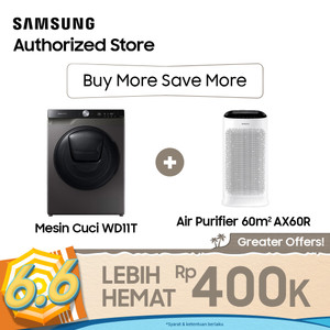 [Buy More Save More] Mesin Cuci Combo WD11 11Kg & Air Purifier AX60