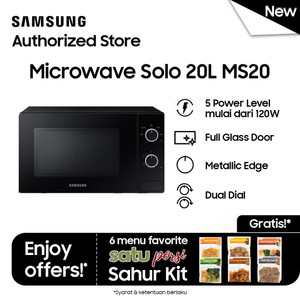 Samsung Microwave Oven Solo, 20L - MS20A3010AL/SE