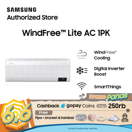 Samsung AC Windfree Lite 1PK - AR10CYFAAWKNSE (Gratis Instalasi )