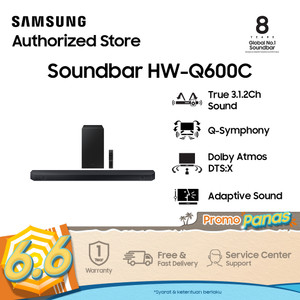 Samsung Soundbar True 3.1.2Ch dengan Dolby Atmos/ DTS: X-HW-Q600C/XD